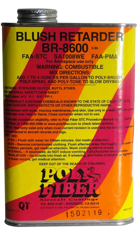Poly-Fiber Blush Retarder Br 8600 Quart