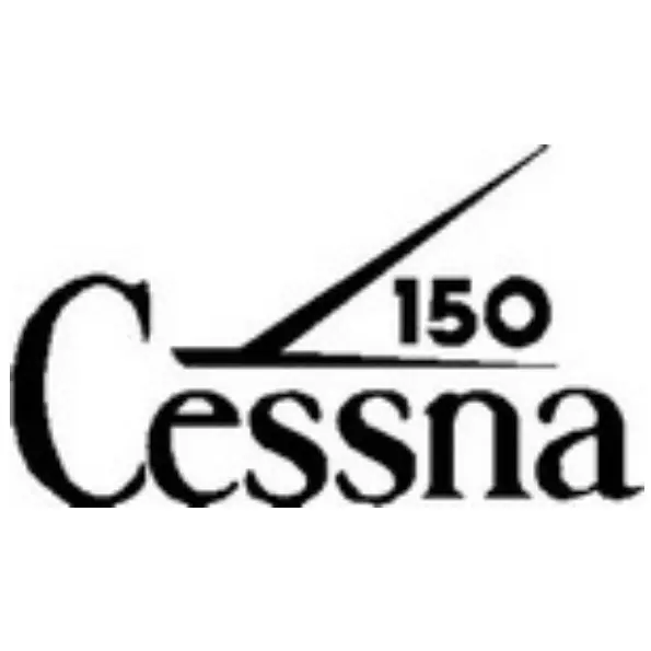Cessna 150 Decal Black Right