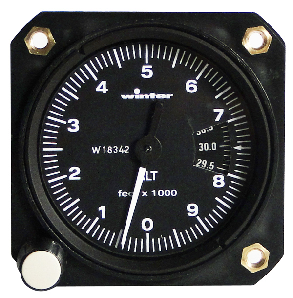 Winter 2-1/4 Altimeter Ebh 8034 0-5000 Foot Inhg