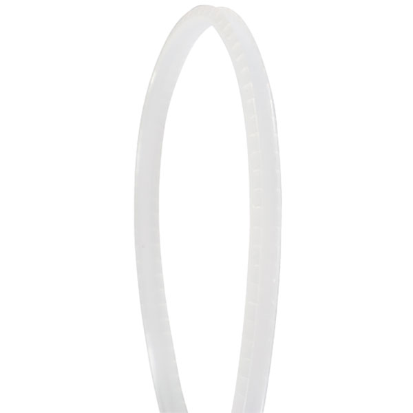 Natural Serrated Polyethylene Gromstrip .106 To .164 100Foot Roll