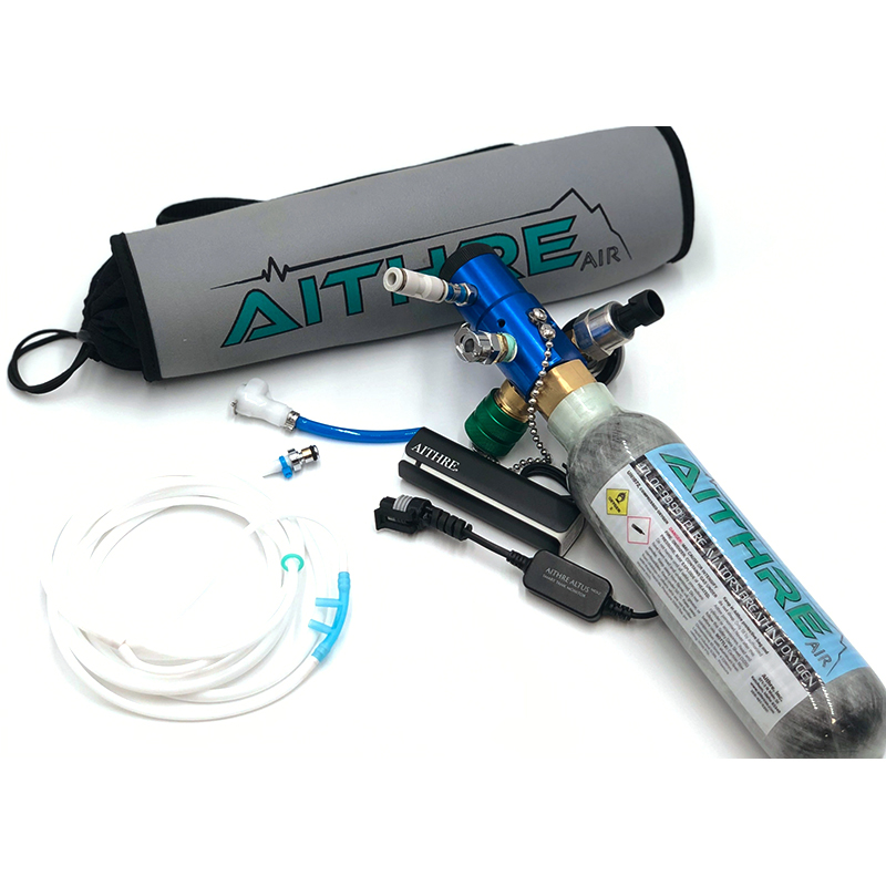Aithre 47L Oxygen Bottle With Adjustable Flow Reg With Meso