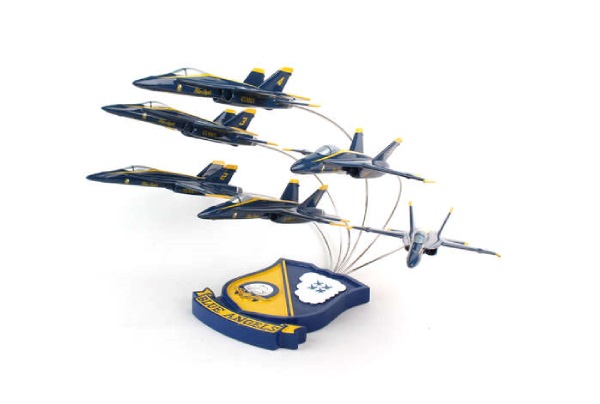 F/A-18 Blue Angels In Formation Model