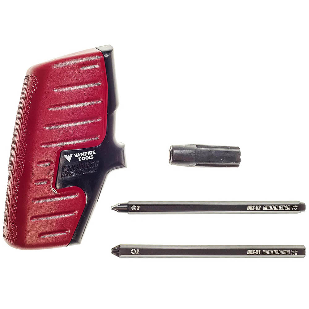 Recessed Screw Extractor With 2-In-1 Bit Set