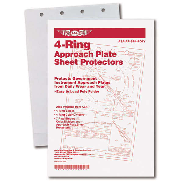 ASA 4RNG POLY SHEET PROTECTORS 10 PK