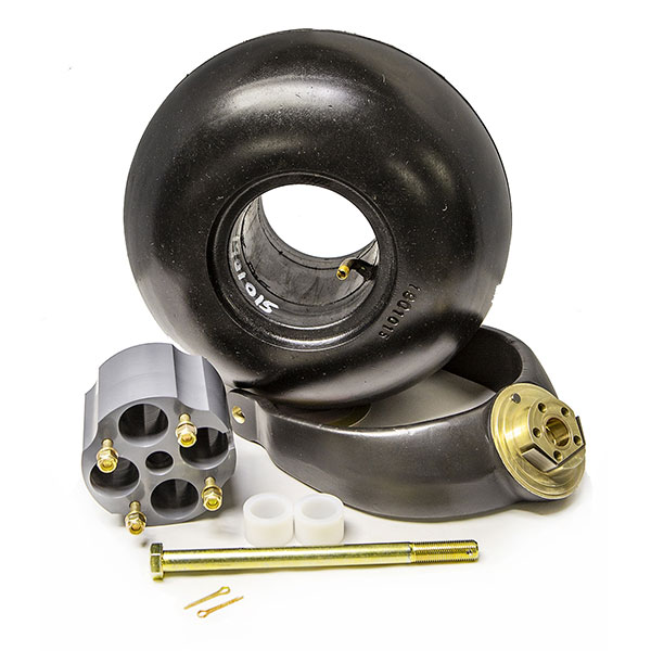 Twfk-3200 Tail Wheel Fork Kit With Baby Bushwell Tire