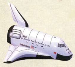INFLATABLE SPACE SHUTTLE