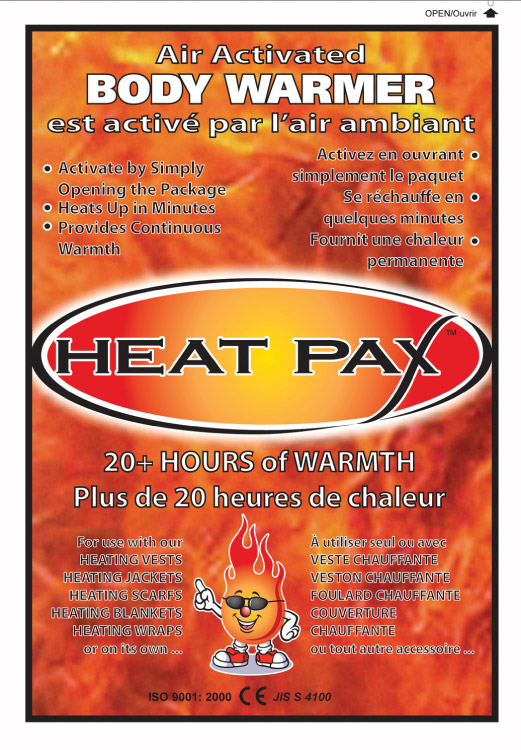 Heat Pax Air Activated Body Warmer