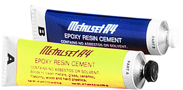 Metalset A4 Aluminum Filled Epoxy Adhesive 11Oz