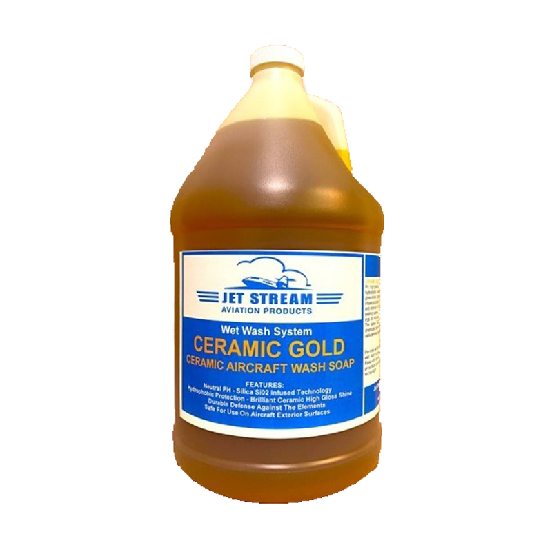 Jet Stream Ceramic Gold Wash Soap 1 Gal