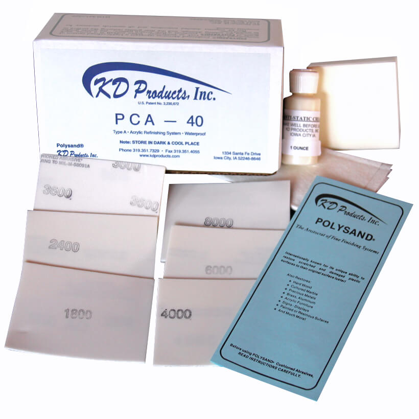 POLY-SAND SCRATCH REMOVER KIT #40