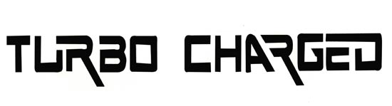 Turbo Charged Decal Black