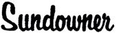 Sundowner Decal - White