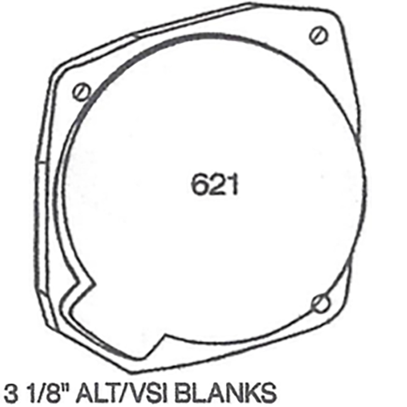 3-1/8 Alt/Vsi Raised Cvr Fcplt