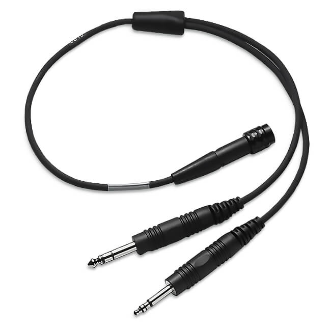 Bose Lemo 6 Pin To Dual GA Plugs Adapter - A20 / A30 / Proflight