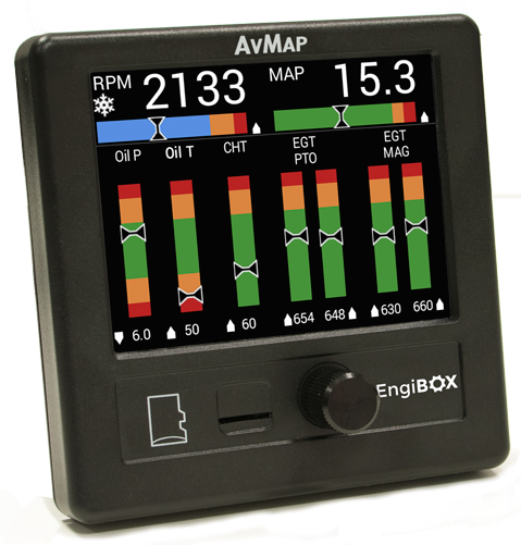 AvMap Engibox With 4X EGT Probe Kit