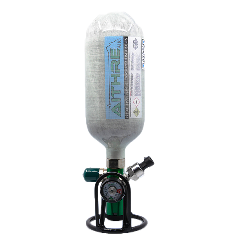 Aithre 152L Oxygen Bottle With Adjustable Flow Reg & Meso