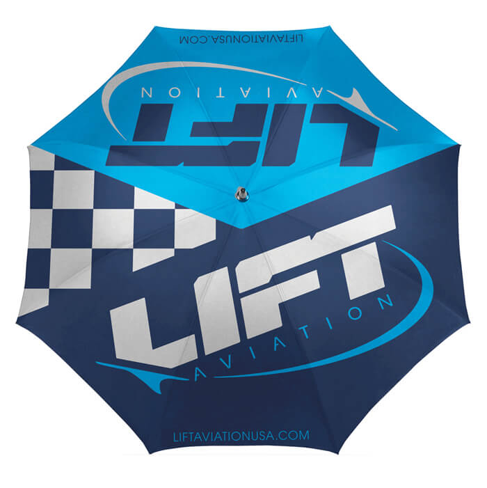 Av-Umb-Bunv Lift Aviation Umbrella - Blue/Navy