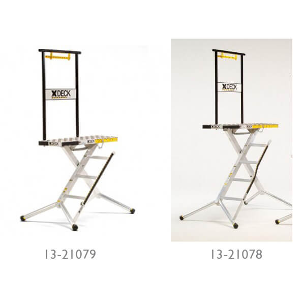 X-DECK 4-STEP LWT WITH SINGLE SIDED HANDRAIL
