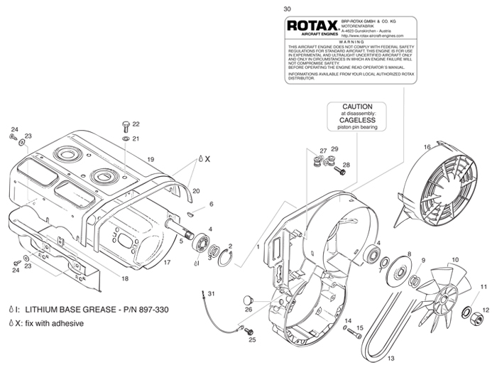 ROTAX 246-015 WOODRUFF KEY 3X5