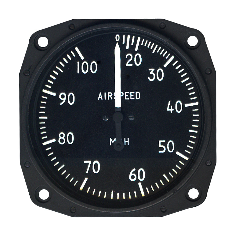 3 1/8 Airspeed Indicator 0-100Mph With Pitot