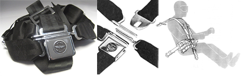 Crotch Strap Connector For 7/8