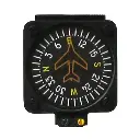 Falcon Vertical Card Compass 12V Lit Nothern Hem