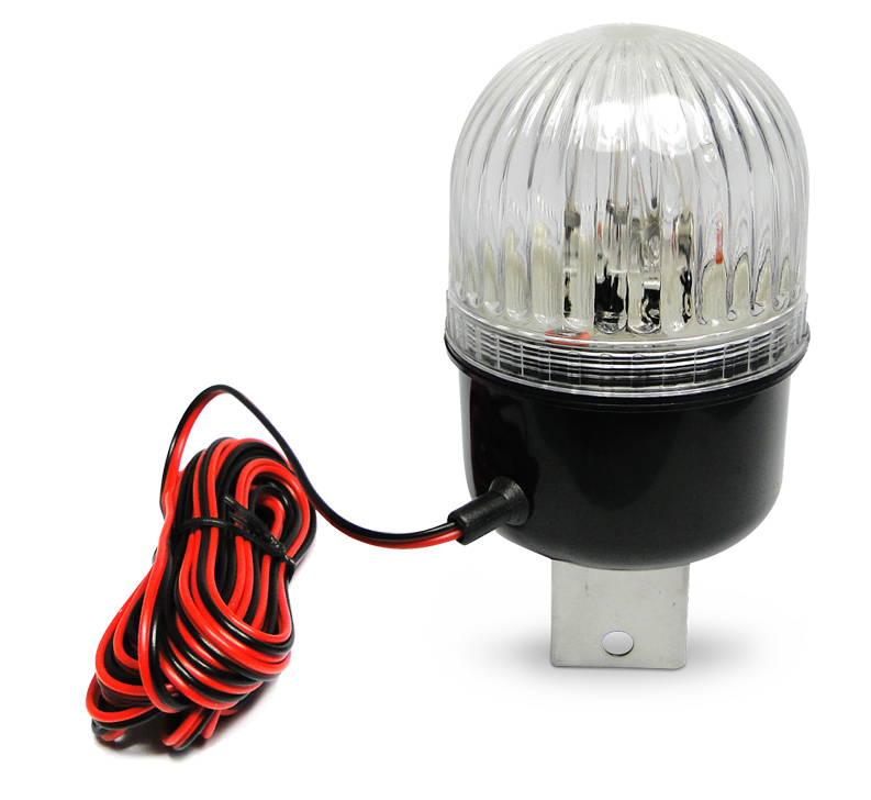 Strobe 12VDC Clear