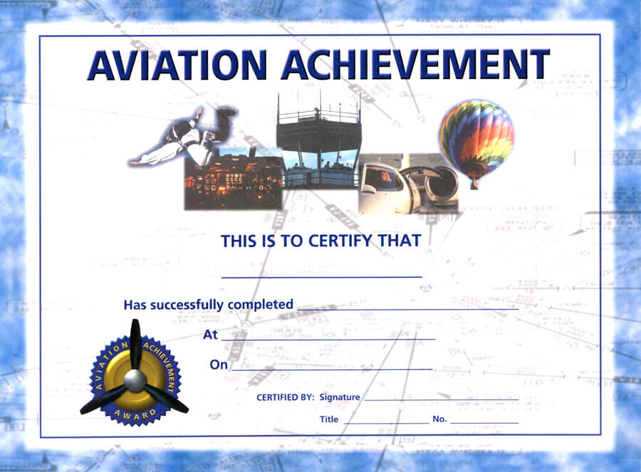 ASA AVIATION ACHIEVE CERT 10PK