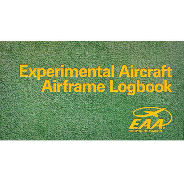 EAA Experimental Aircraft Airframe Logbook