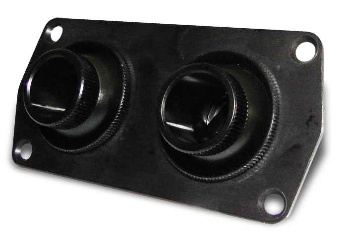 ACS Dual Air Vent Grey 10690G
