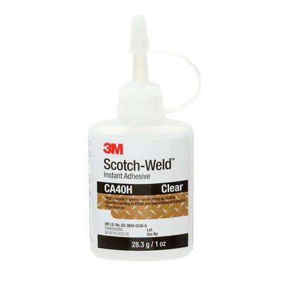 3M Instant Adhesive CA40H Clr 1 Oz