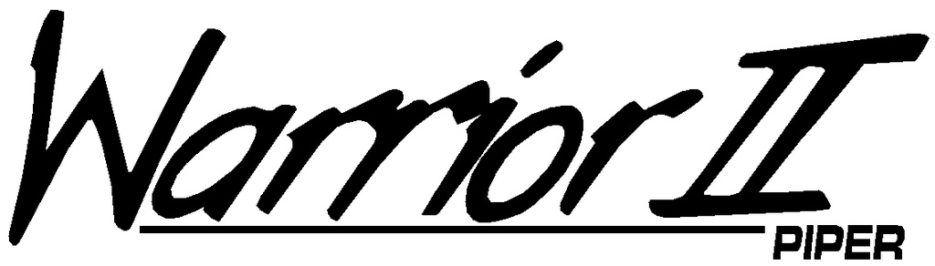 Warrior II Decal White