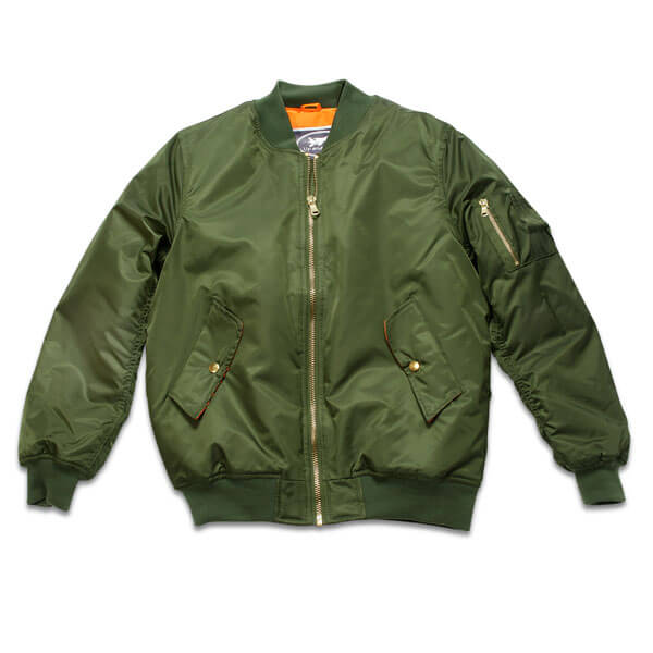 MA-1 Green Flight Jacket No Patches Xl