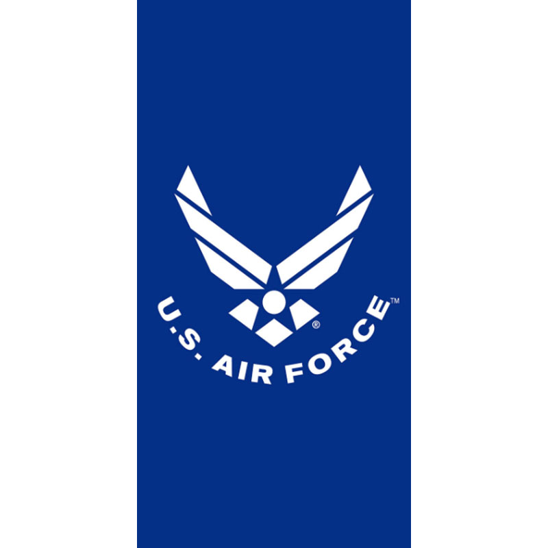 U.S. AIR FORCE LOGO TOWEL 30"X60"