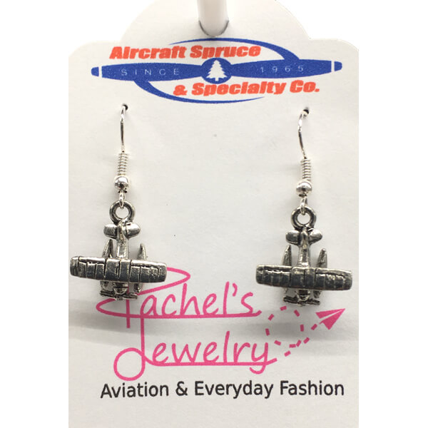 FLOAT PLANE EARRINGS - SILVER