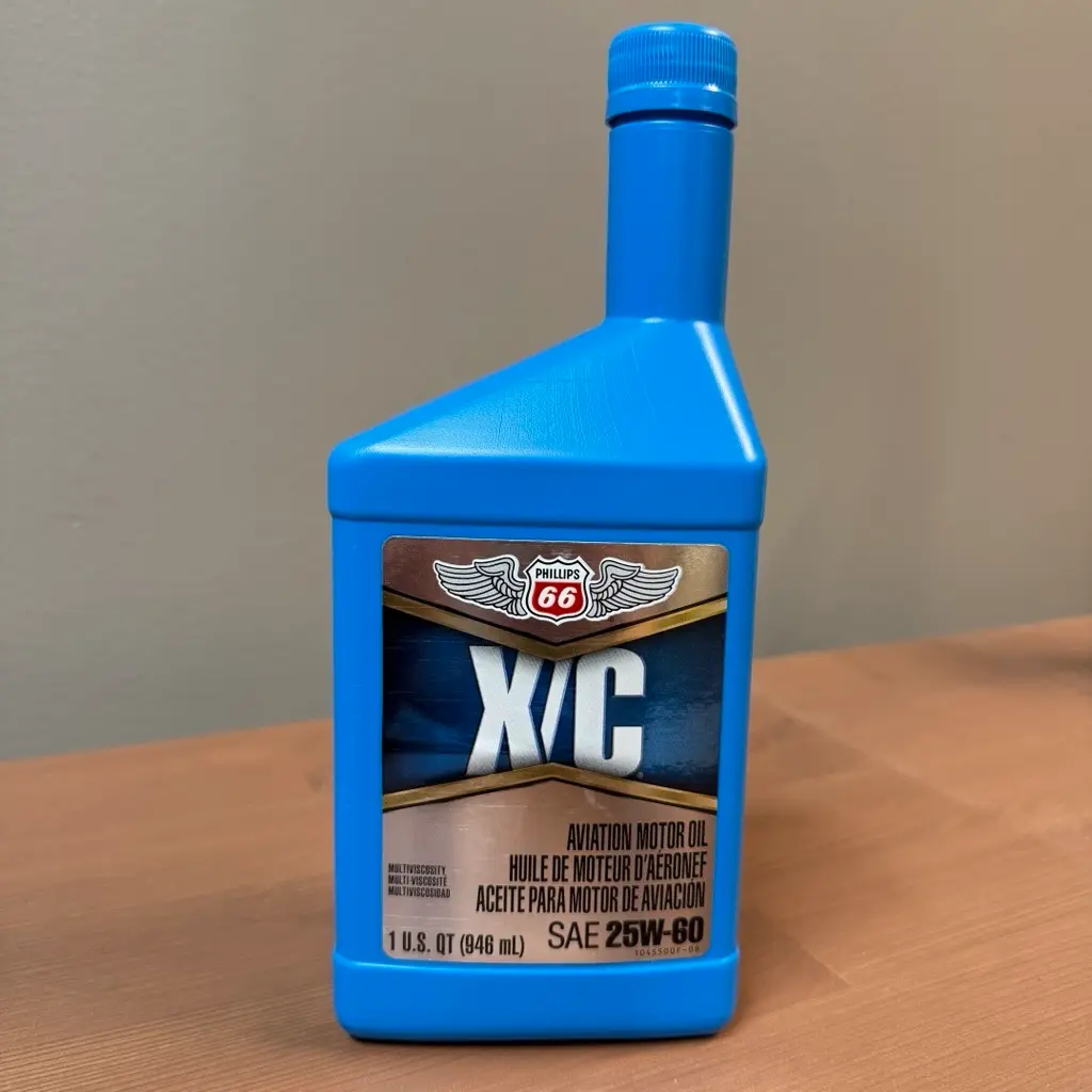Phillips 66 Oil X/C Aviation 25W-60 - Case Of 12 Quarts