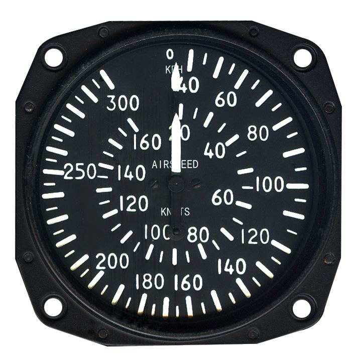 Falcon 3-1/8 Airspeed Indicator AsI316Kn-3
