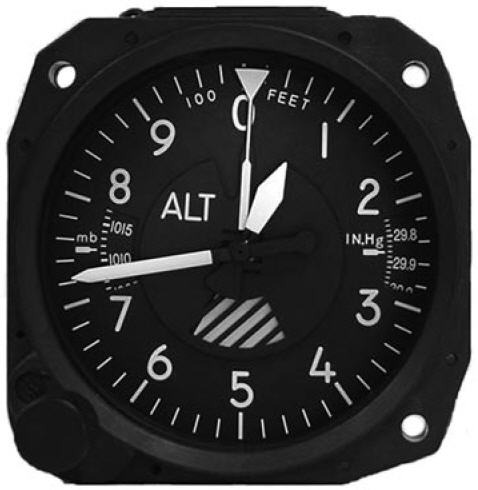 United Altimeter 35K Baro Dual Lt