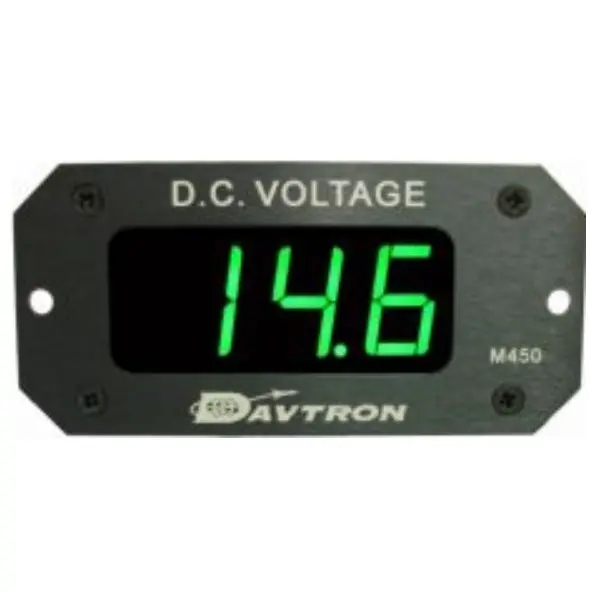 Davtron Model 450A-Green Voltmeter Green LED With Remote Sensing