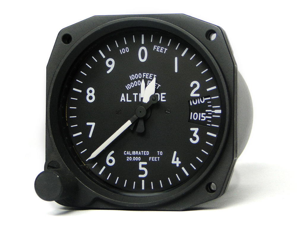 SKYSPORTS NON TSO 3-1/8 ALTIMETER 950-1050 MBAR 20K W/ STRIPES