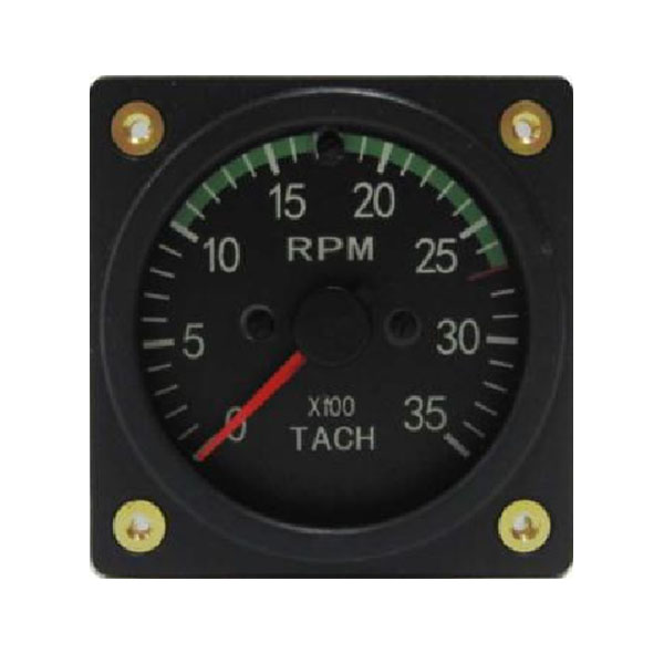 Swift 2-1/4 Engine Tachometer 0-3500 RPM With Hourmeter