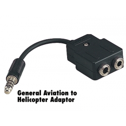 Avcomm Dual GA To Helicopter Adapter