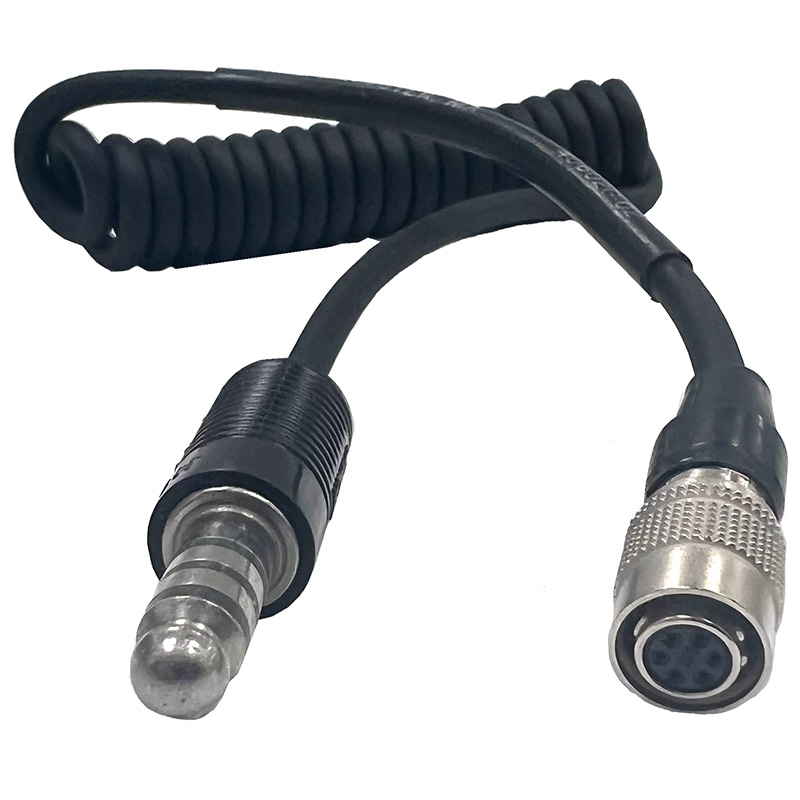David Clark Enc To Helicopter Coil Cable
