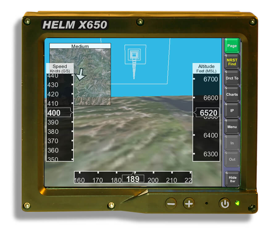Helm X650 Sftwr Flght Prp Chrt