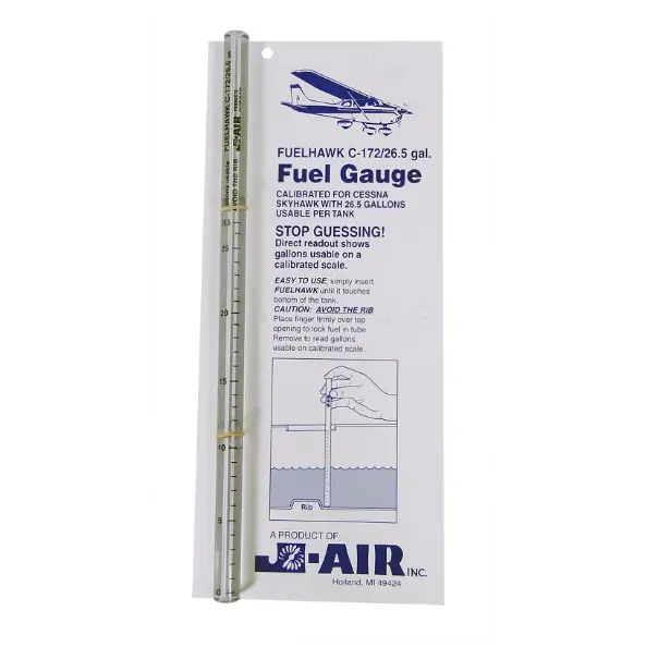 Fuelhawk C-172 26.5Gallon Fuel Gauge