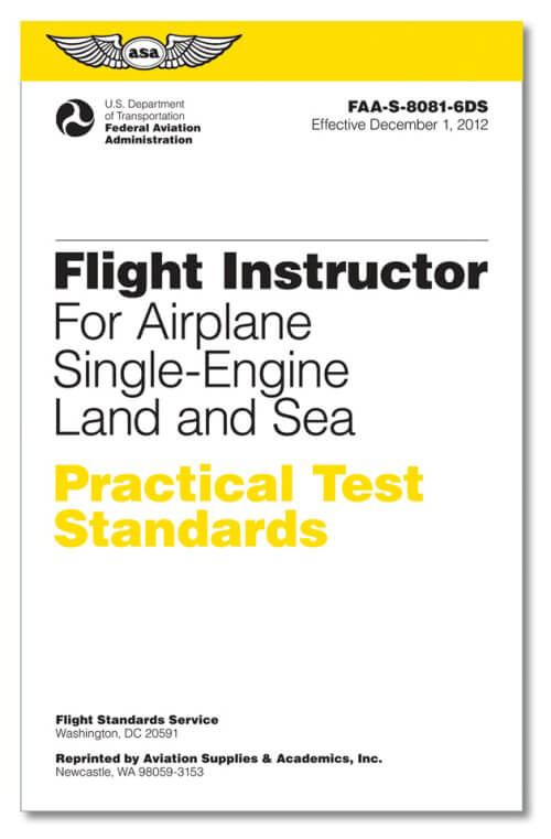 ASA Airman Certification Standards (ACS): Flight Instructor Airplane