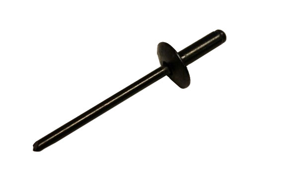 Black Pop Rivet Large Flange (Bag Of 100)