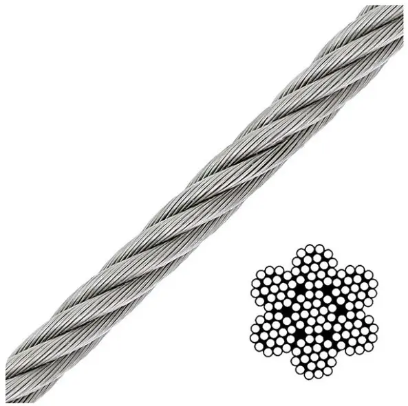 Control Cable 1/8 7X19 Galv