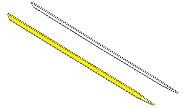 J-3 & PA-11 Rear Left Hand Wing Spar