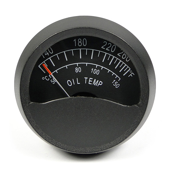Swift 2 Round Oil Temperature Gauge 120-300F / 50-150C